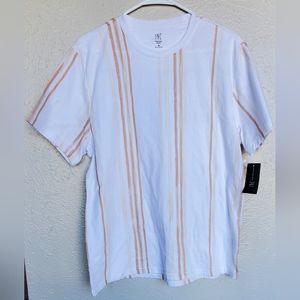 INC International ConceptMen's Short Sleeves Shirt,  Size: M, Color:  Sand Linen